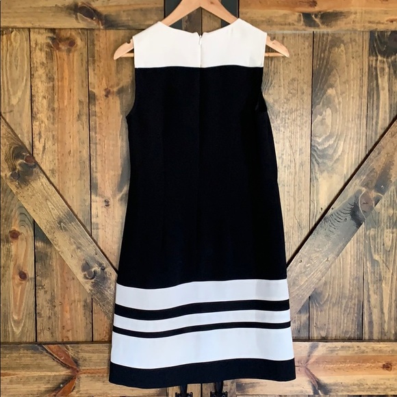 Ann Taylor the loft black and white striped dress! - Picture 2 of 7
